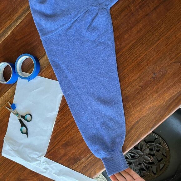 VTG Pringle of Scotland Periwinkle Wool Golf Sweater Men’s L XL Made in Scotland - Picture 9 of 9